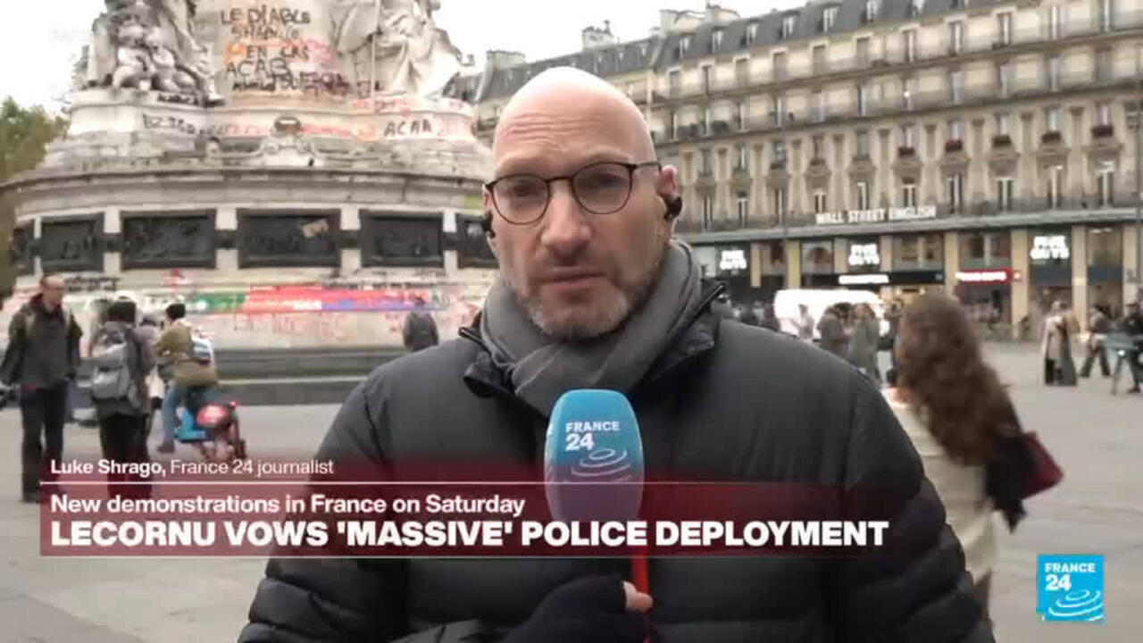 France 24: Lecornu vows ‘massive’ police deployment for new protests