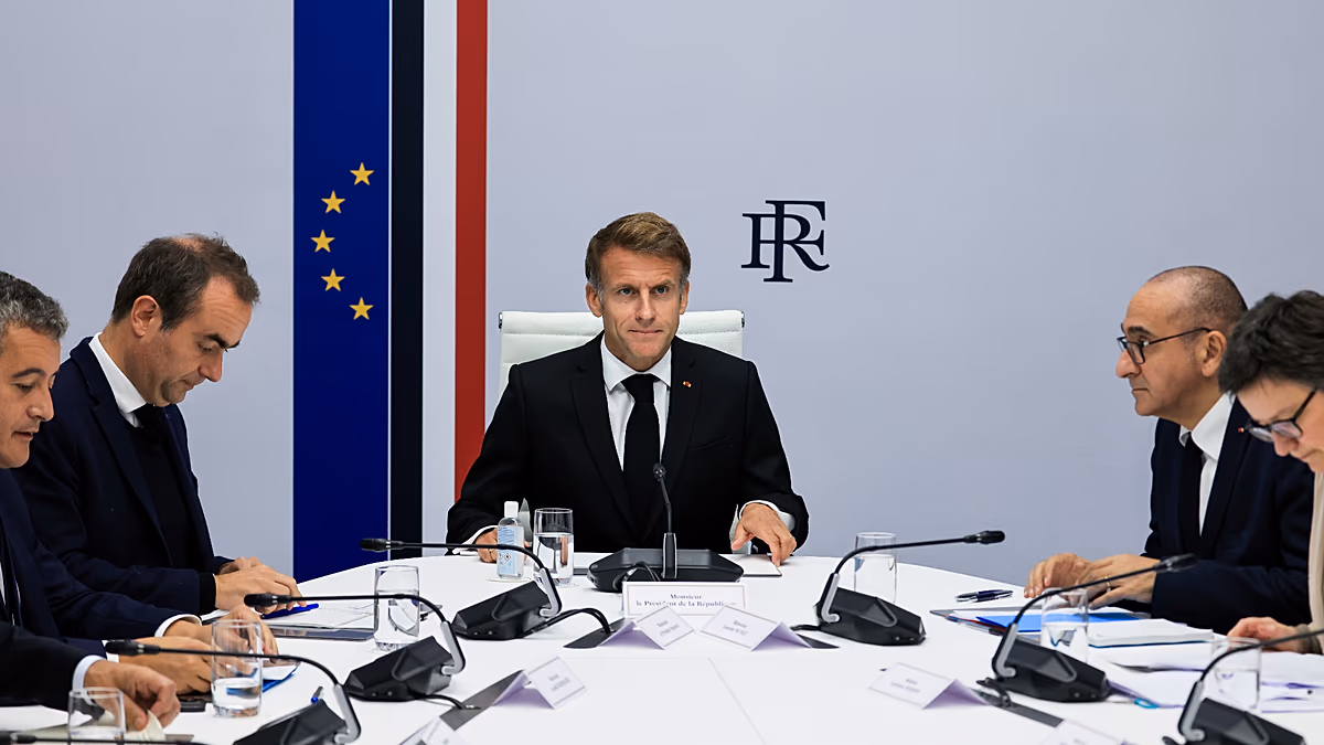 Macron criticizes foreign leaders over France unrest in Doha