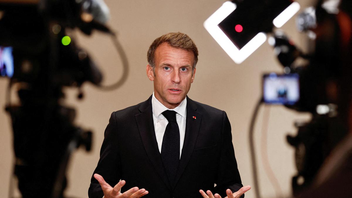 Macron criticizes Trump and other leaders over migrant claims about unrest in France
