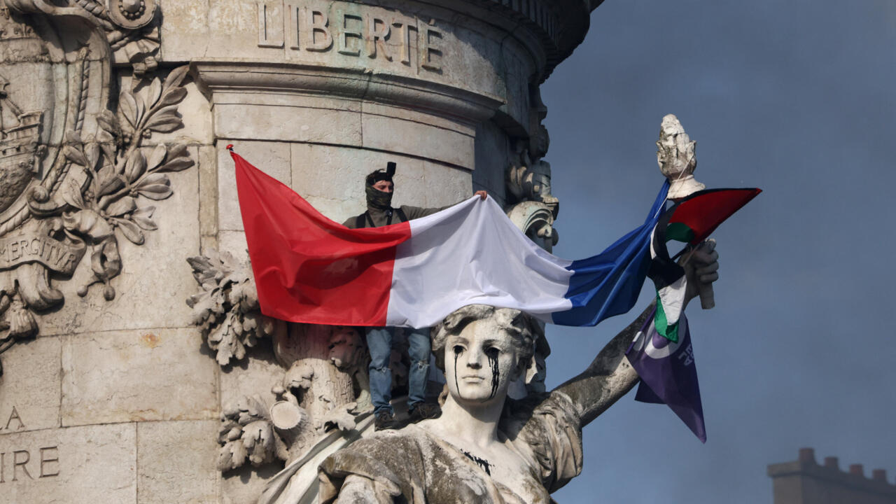 France restricts protests across several cities after unrest as Macron draws line between authorized and “illegitimate” demonstrations