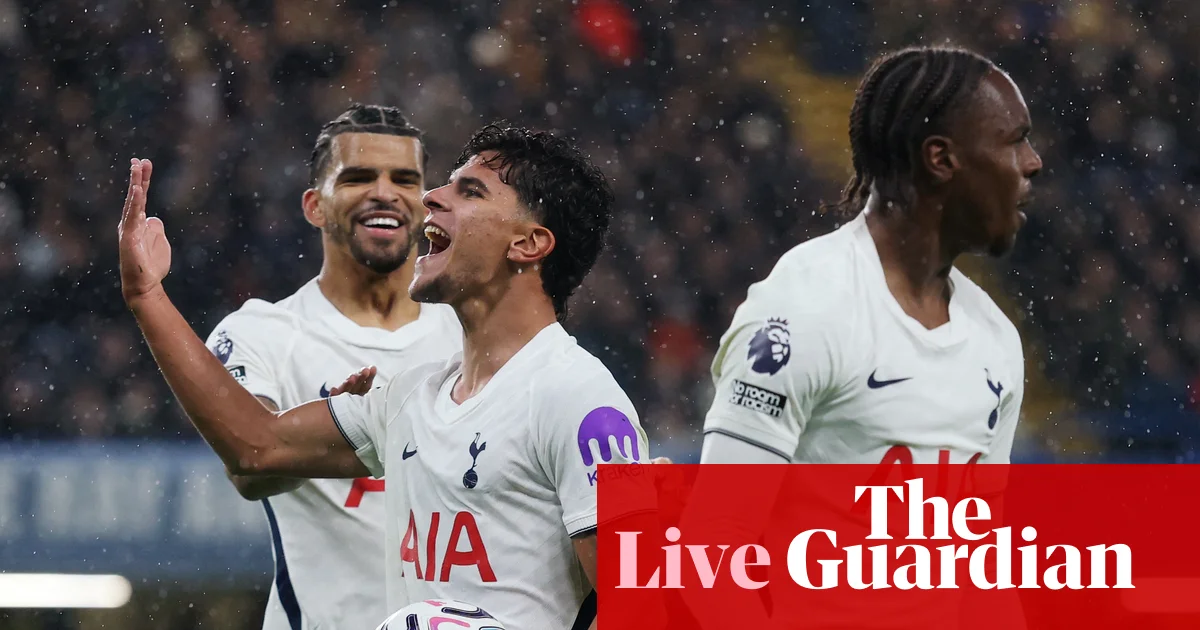 The Guardian riporta il match di Premier League Chelsea-Tottenham a Stamford Bridge