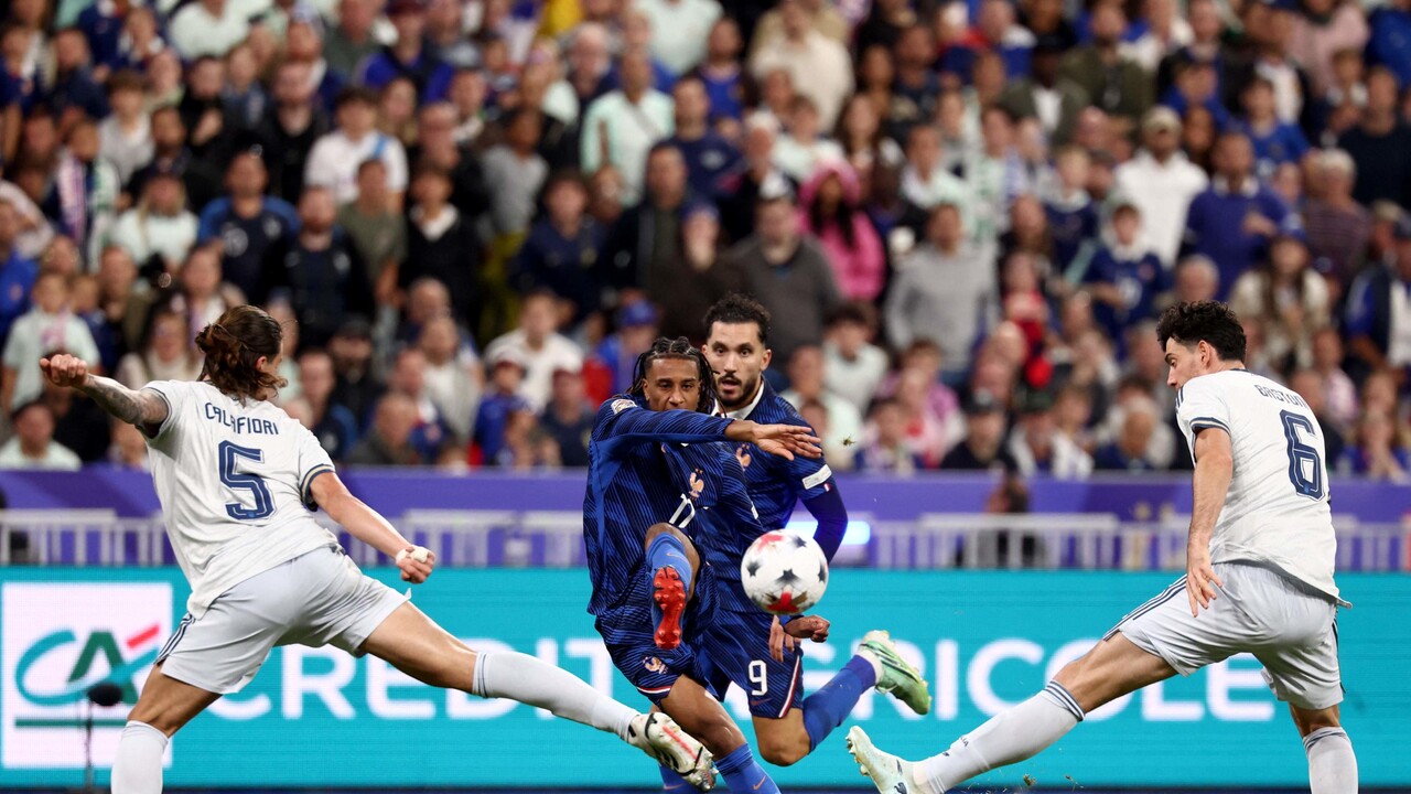 According to ANSA, France and Italy draw 1-1 in the Nations League