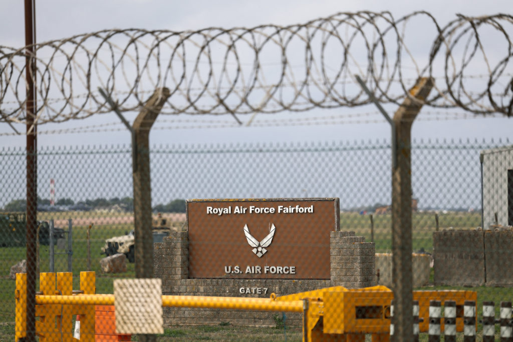 According to a report, the US brings all bombers from RAF Fairford back to the United States