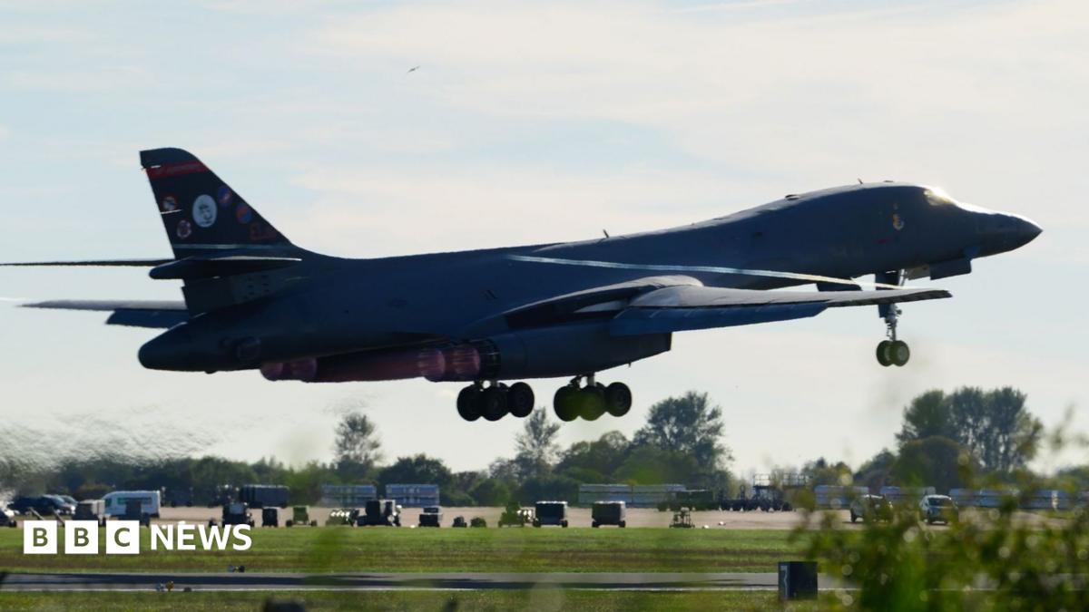 According to The Guardian, the US redeploys B-1 bombers from RAF Fairford: Downing Street reassures public over security