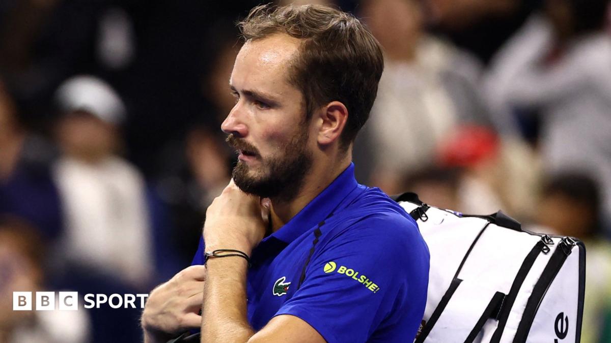 BBC News: Medvedev defaulted from China Open after hitting a spectator with a ball