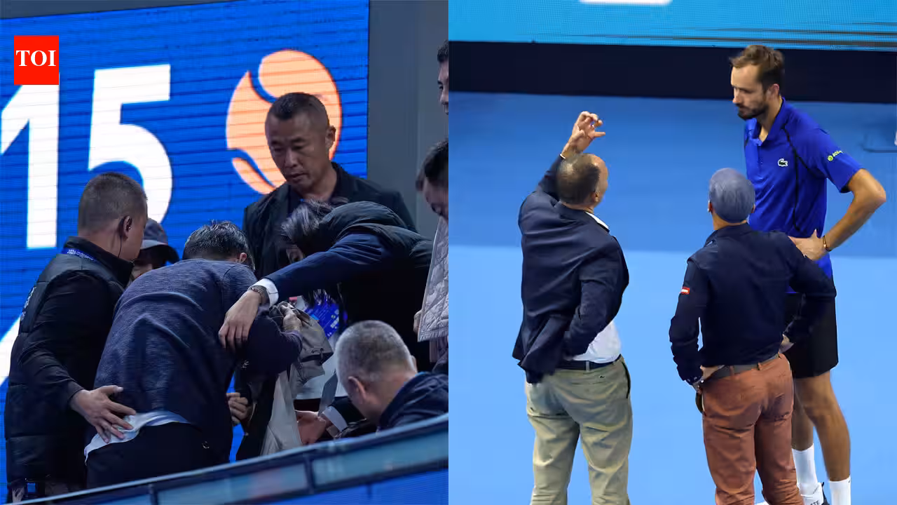 Medvedev disqualified in China Open semifinal after hitting spectator