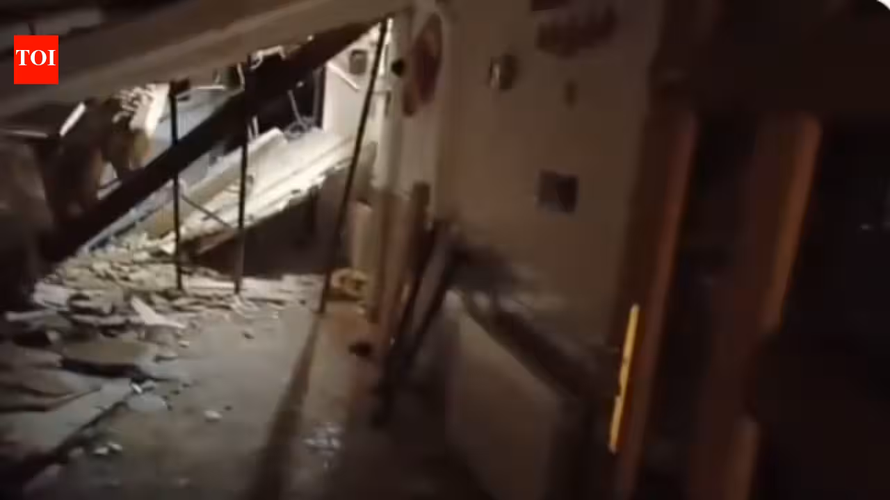 Bar roof collapses in La Rioja: 11 injured and approximately 25–30 people trapped
